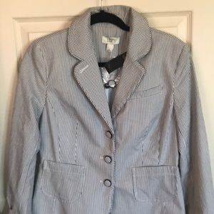 Ann Taylor Loft pinstripe jacket